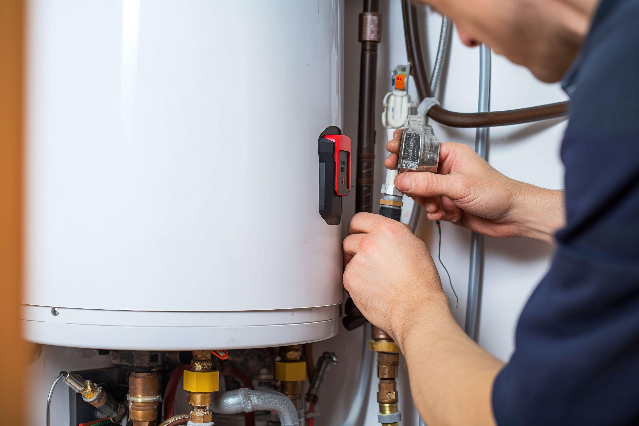 Water heater repair service by HI-DESERT PLUMBING INC in Yucca Valley, ensuring reliable plumbing near me