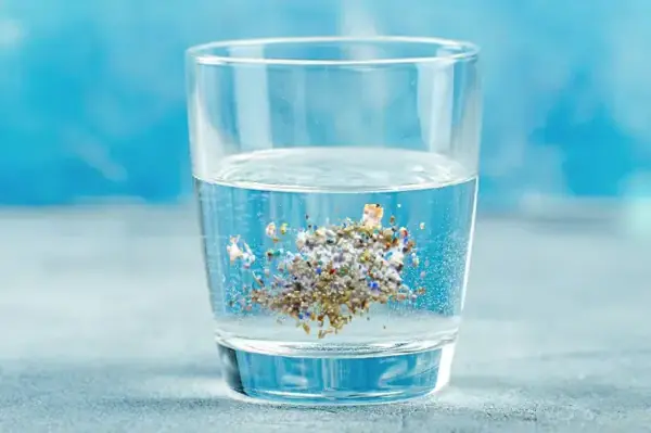 Microplastics in water